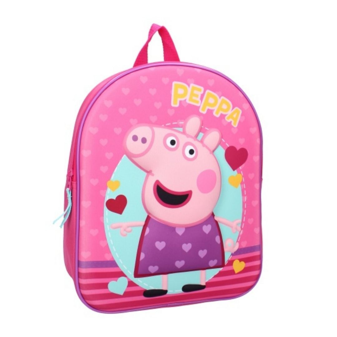 Mybagstory - Sac à dos 3D Peppa Pig Rose - 32 cm
