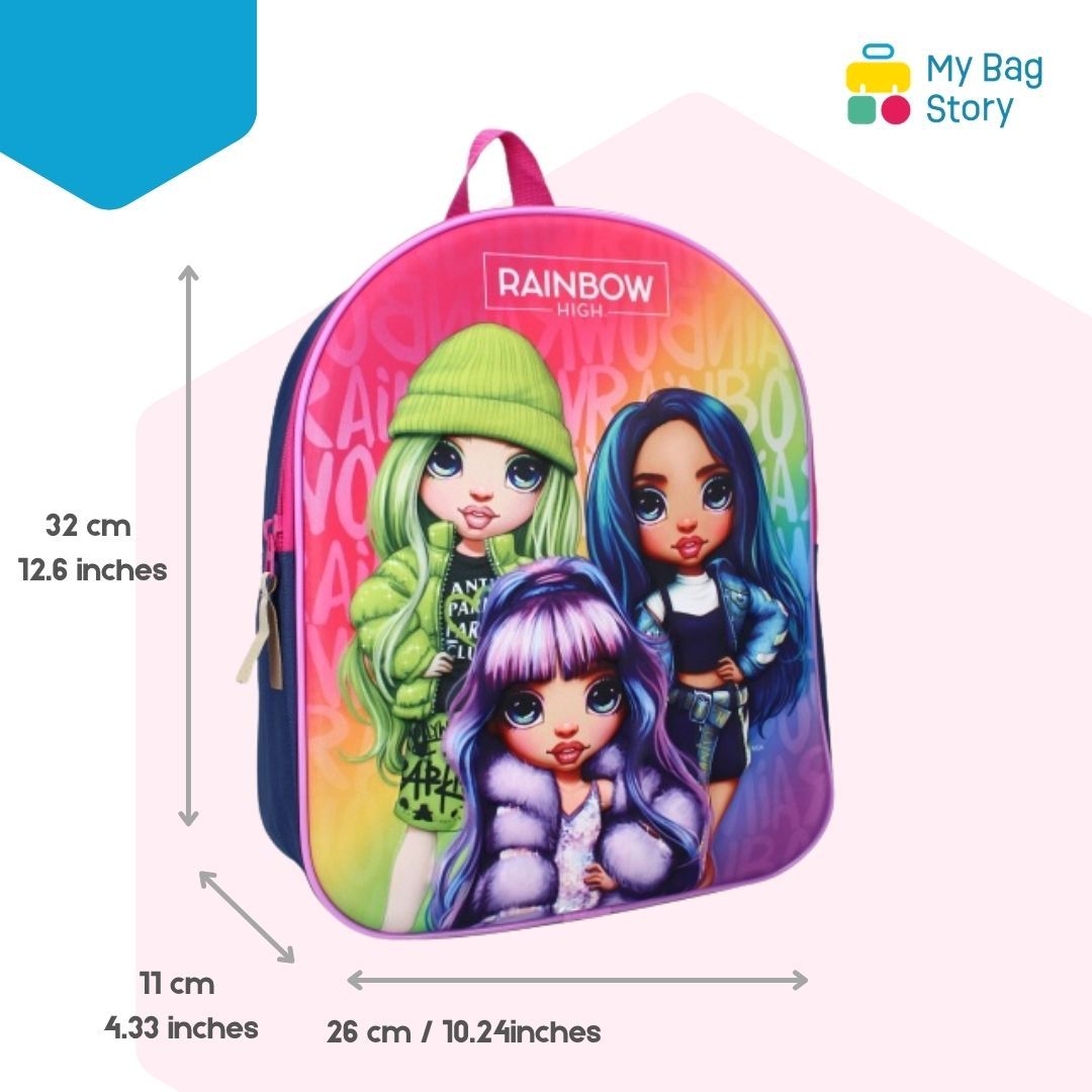Mybagstory - Sac à dos 3D Rainbow High Multicolore - 32 cm