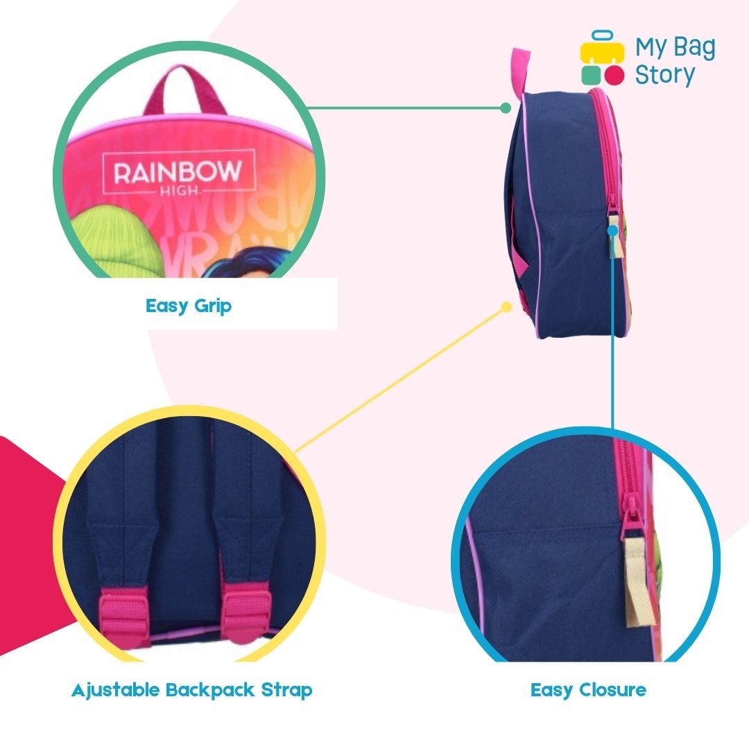 Mybagstory - Sac à dos 3D Rainbow High Multicolore - 32 cm