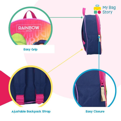 Mybagstory - Sac à dos 3D Rainbow High Multicolore - 32 cm