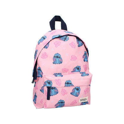 Mybagstory - Sac à dos Stitch - Rose/Bleu - 31 cm