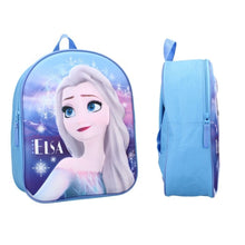 Mybagstory - Sac à dos 3D La Reine des Neiges Bleu - 32 cm