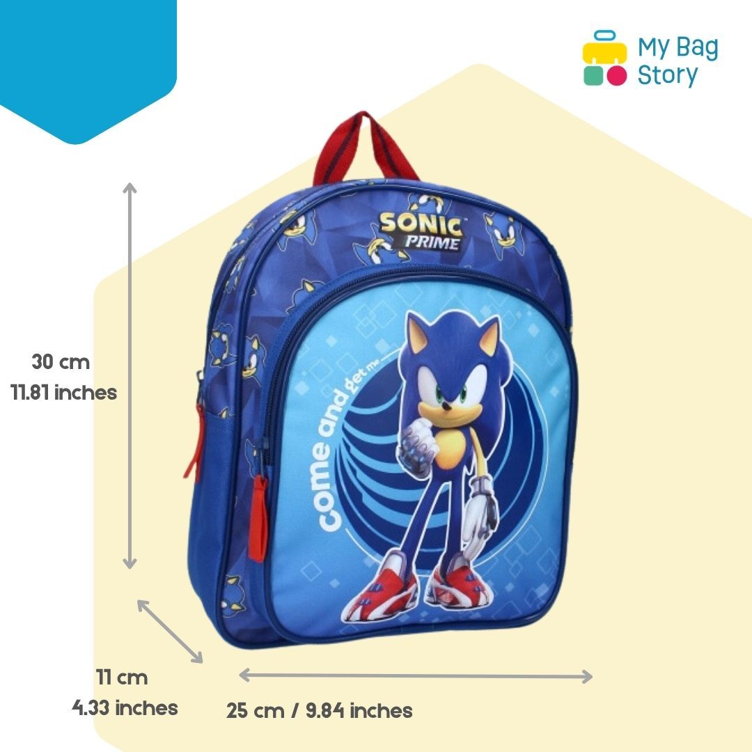 Mybagstory - Sac à dos Sonic Bleu - 30 cm