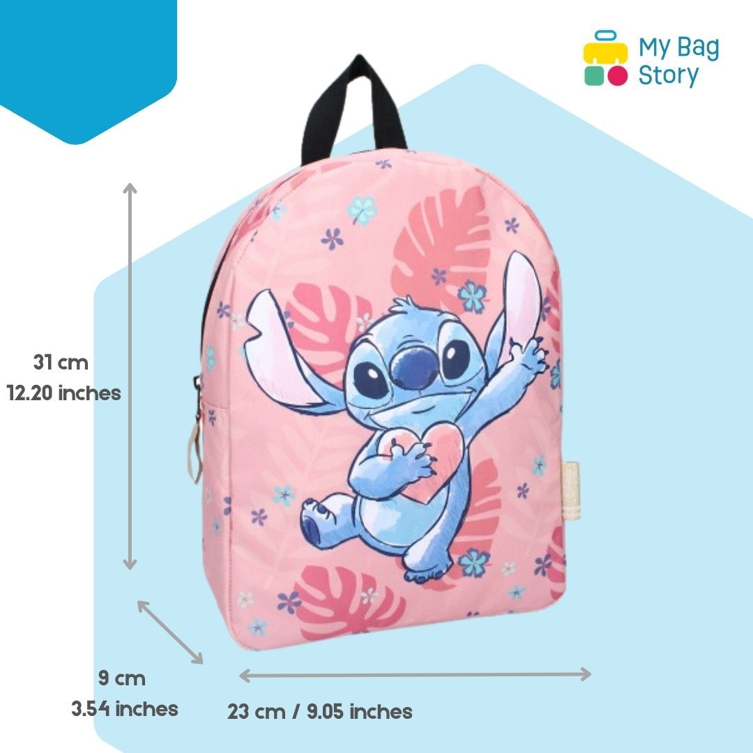 Mybagstory - Sac à dos Stitch Rose - 31 cm