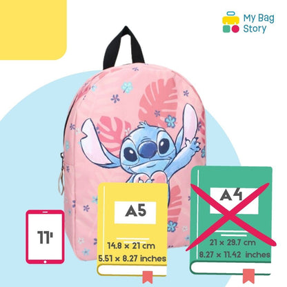 Mybagstory - Sac à dos Stitch Rose - 31 cm
