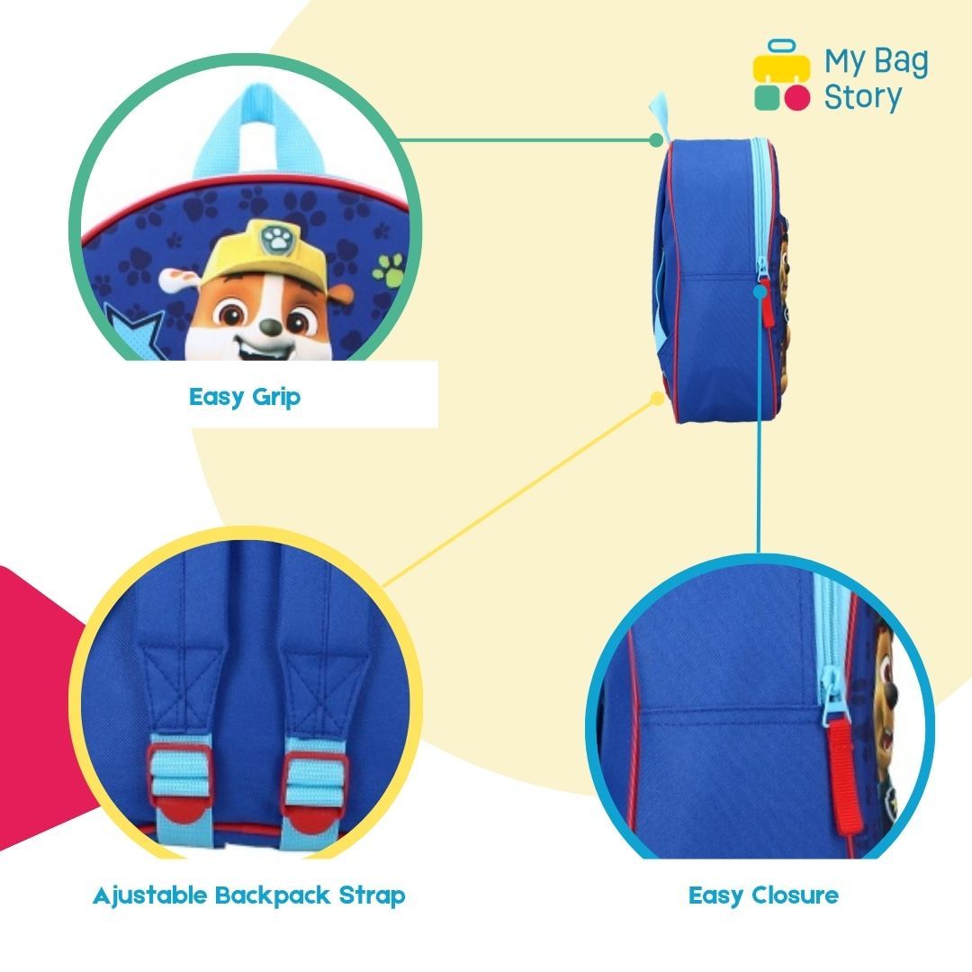Mybagstory - Sac à dos 3D Pat' Patrouille Bleu - 32 cm
