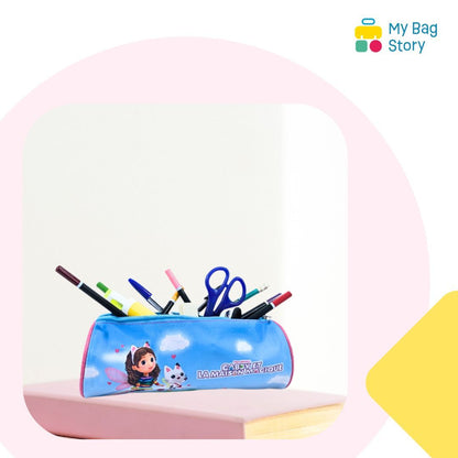 Mybagstory - Trousse Gabby's Dollhouse Bleu et Motifs - 23,4 cm