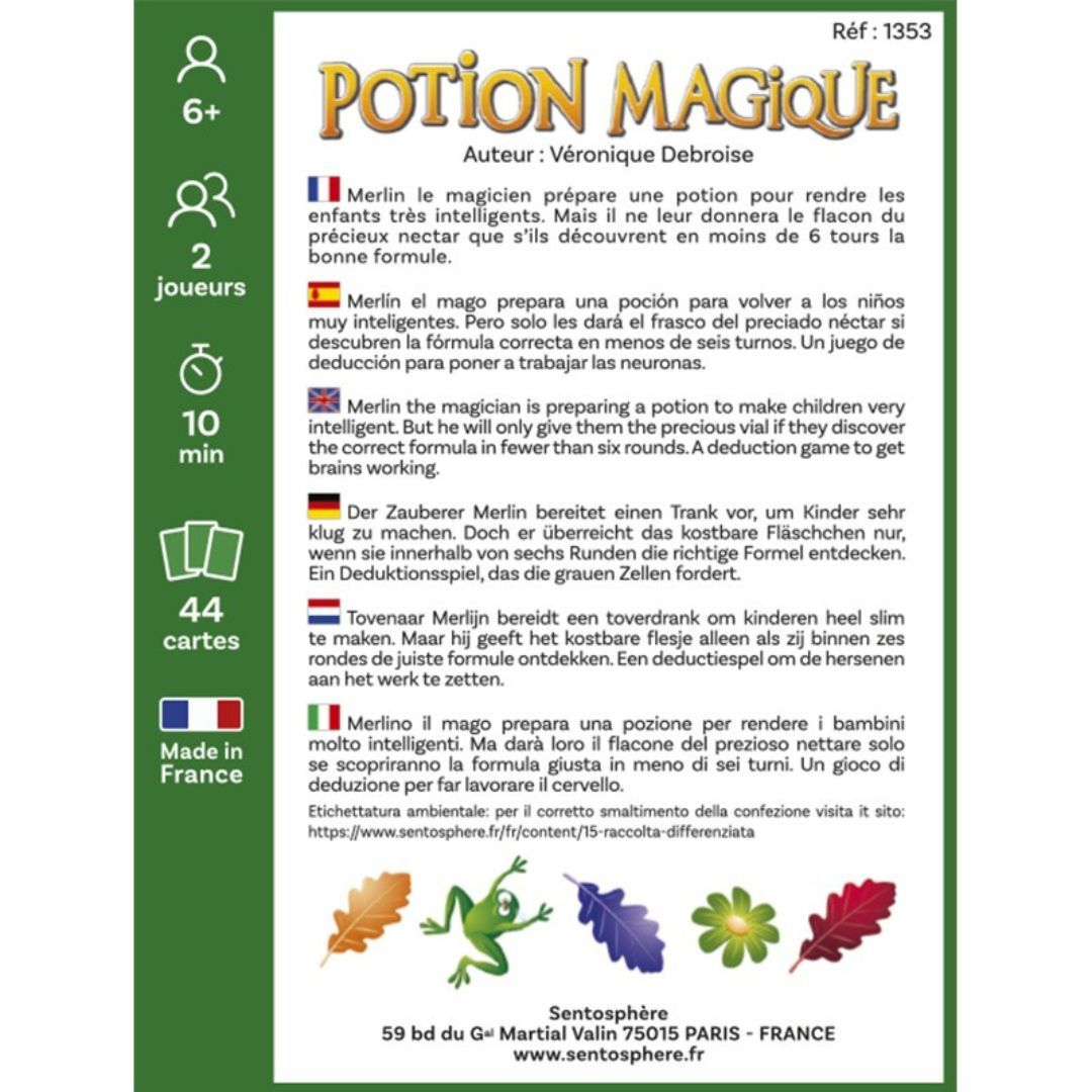 Sentosphère - Potion Magique