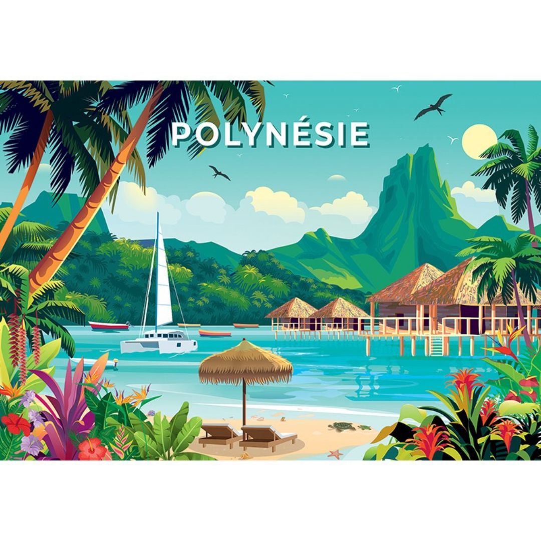 Sentosphère - PUZZLE 1000 pièces - Polynésie française