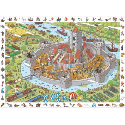 Sentosphère - PUZZLE 100 P - Le Château Fort