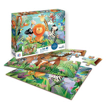 Sentosphère - Puzzle 2 x 24 pièces - Animaux Sauvages