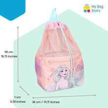 Mybagstory - Sac de sport La Reine des Neiges Rose/Bleu - 40 cm