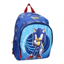 Mybagstory - Sac à dos Sonic Bleu 2 compartiments - 35 cm