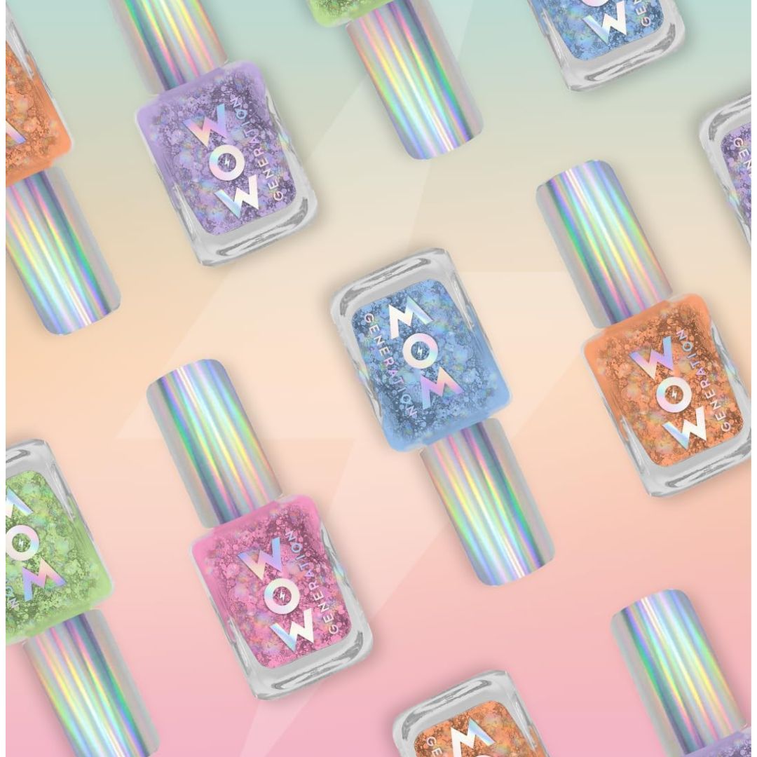 WOW Generation – Lot de 5 Vernis à Ongles Pastel Brillants et Longue Tenue pour Filles