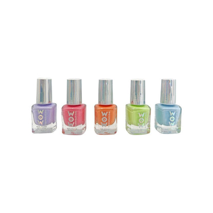 WOW Generation – Lot de 5 Vernis à Ongles Pastel Brillants et Longue Tenue pour Filles
