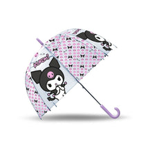 Mybagstory - Parapluie Transparent Kuromi pour Enfant 46 cm