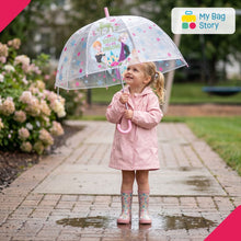 Mybagstory - Parapluie Enfant Transparent Forme Cloche 46 cm