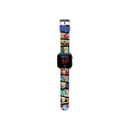 Kids Licensing - One Piece - Montre Fitness Numérique LED pour Enfant