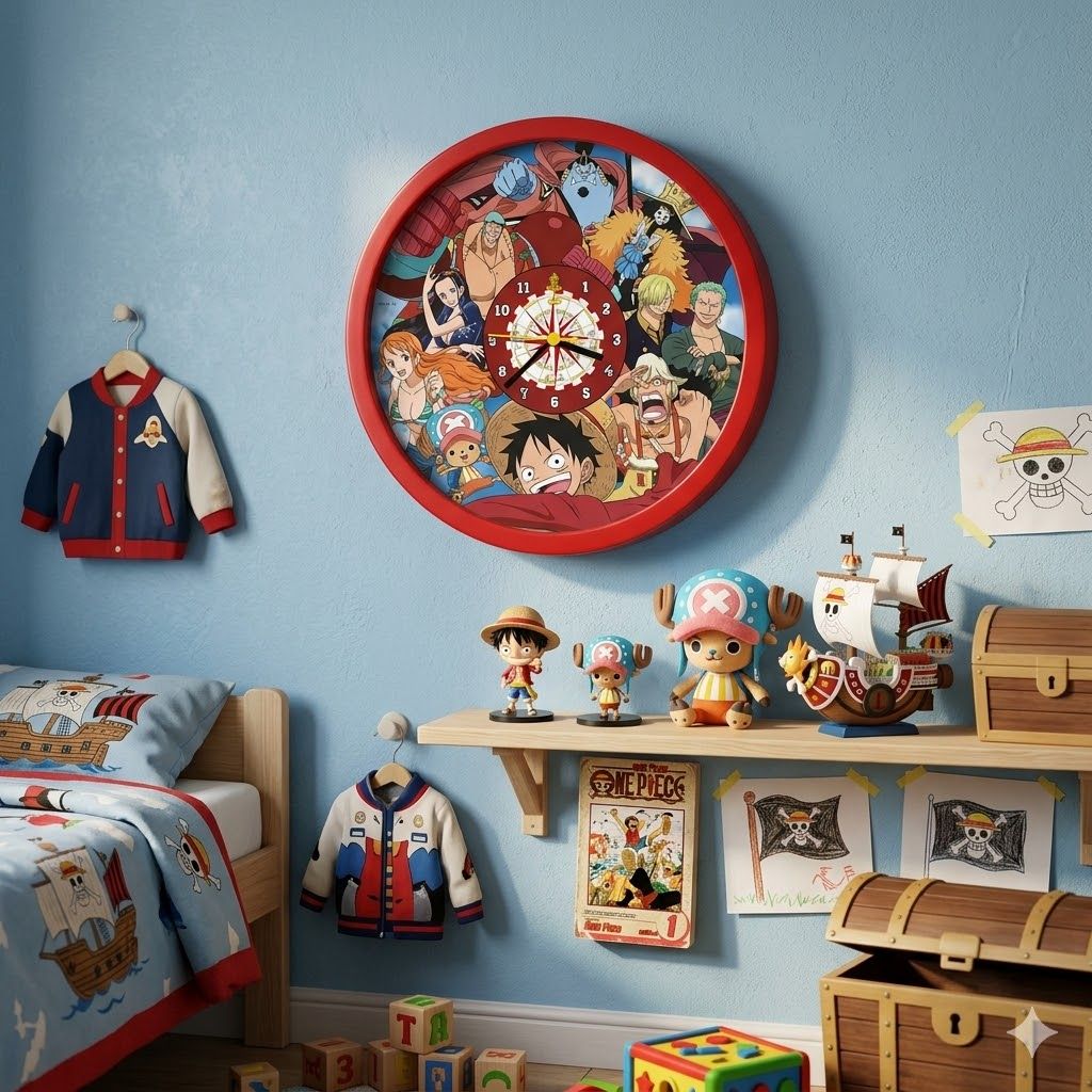 Kids Licensing - Horloge Murale One Piece
