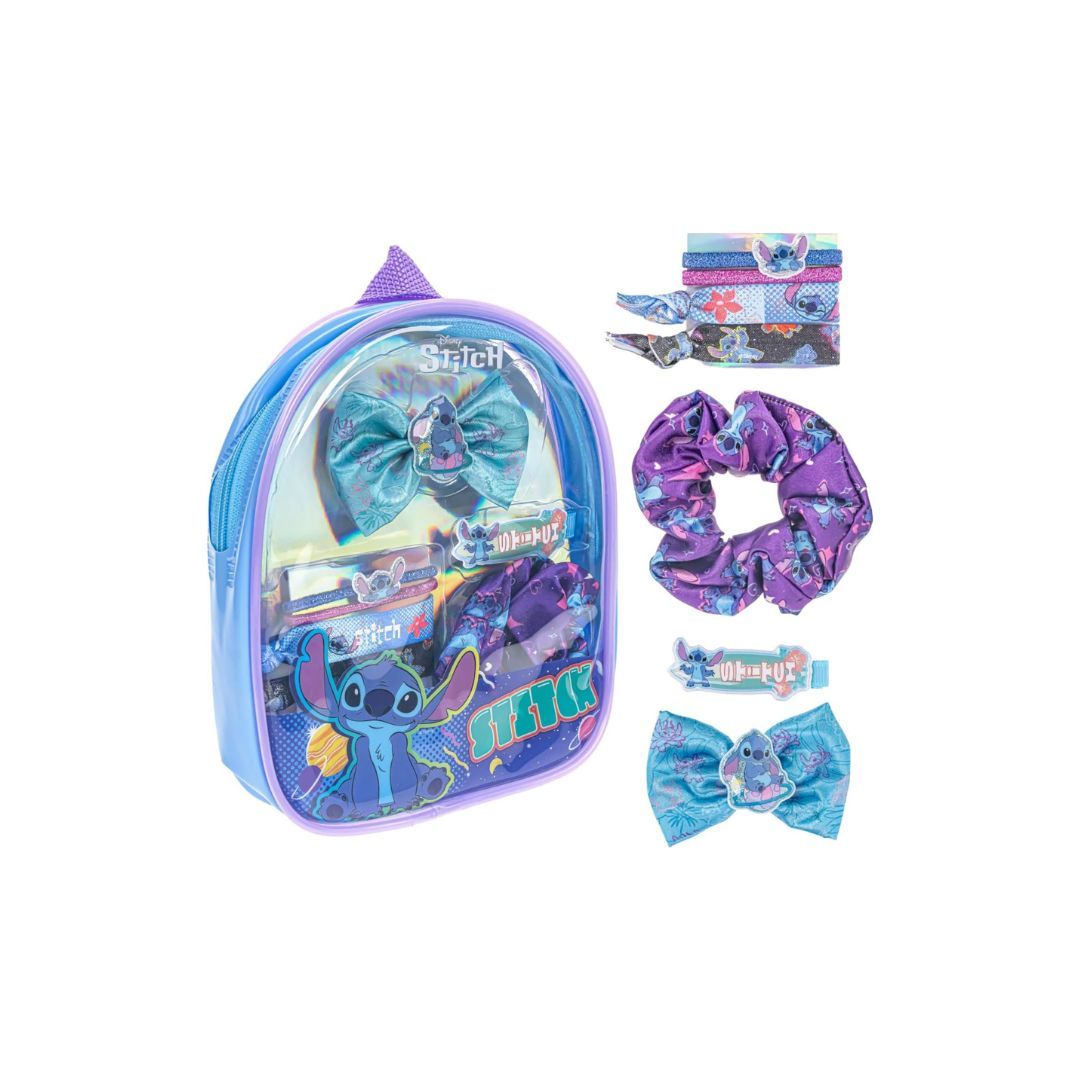 Kids Licensing - Mini sac cadeau Disney Stitch avec accessoires cheveux