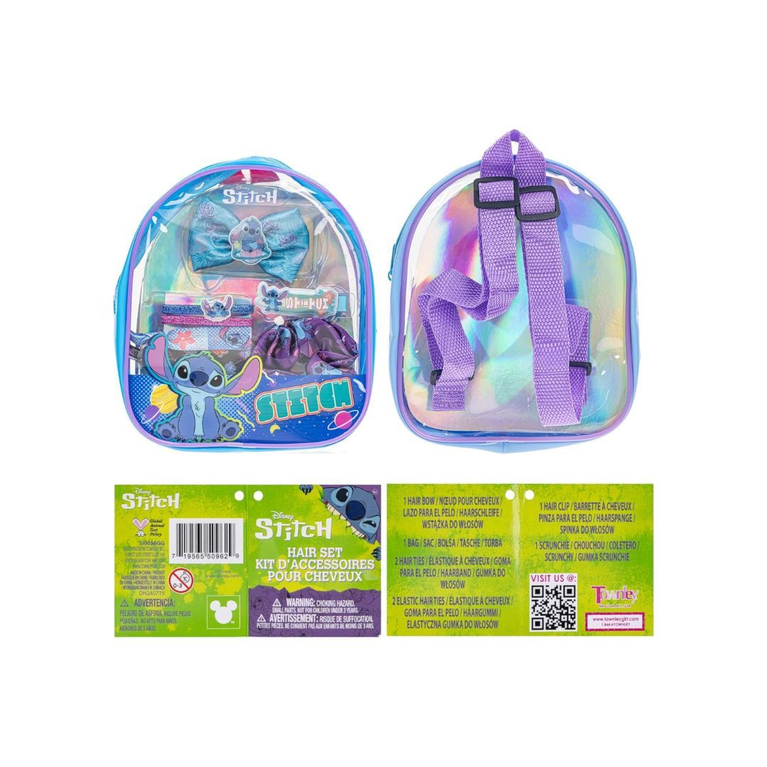 Kids Licensing - Mini sac cadeau Disney Stitch avec accessoires cheveux