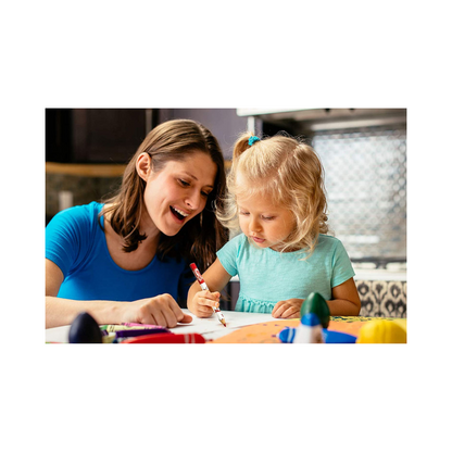 Crayola - Pochette de 8 Maxi crayons de couleur Minikids