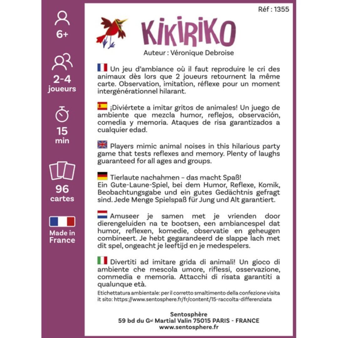 Sentosphère - Kikiriko