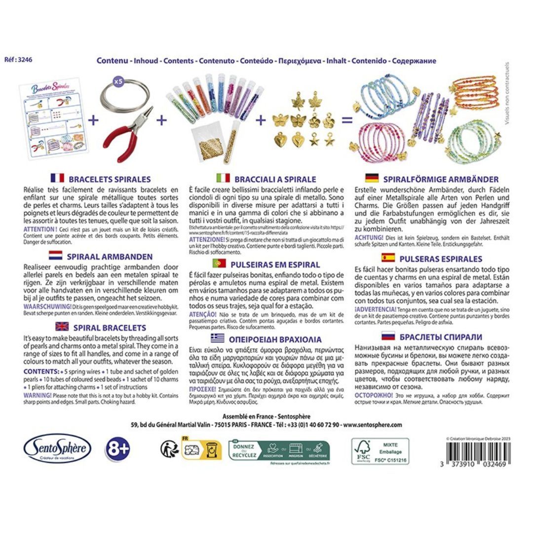 Sentosphère - Bracelets Spirales