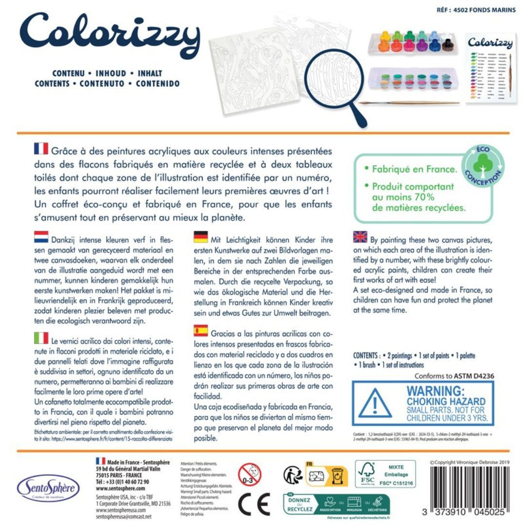 Sentosphère - Colorizzy Fonds Marins