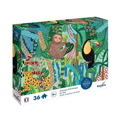 Sentosphère - PUZZLE 36 Pièces - Animaux d'Amérique du Sud