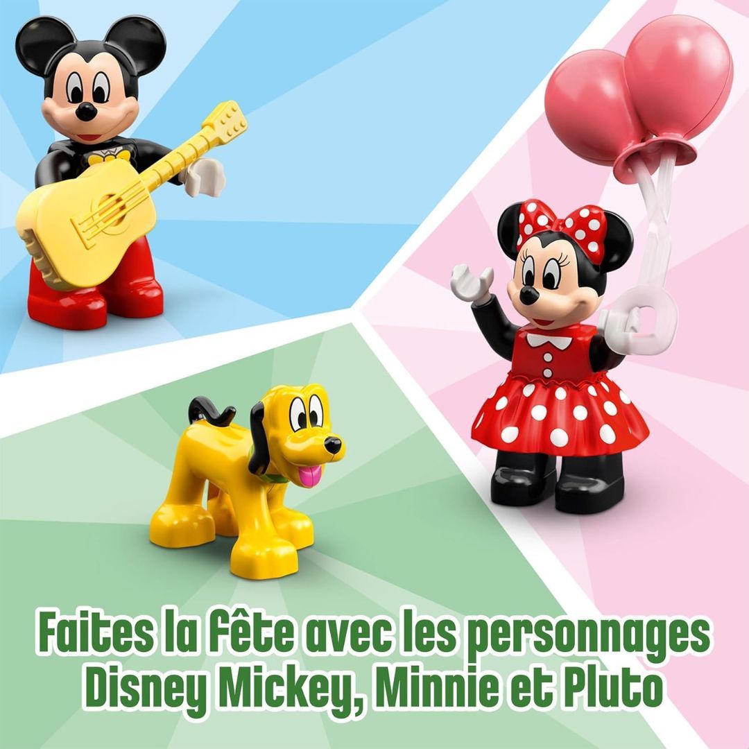 LEGO Duplo - 10941 Disney Le Train d’Anniversaire de Mickey et Minnie
