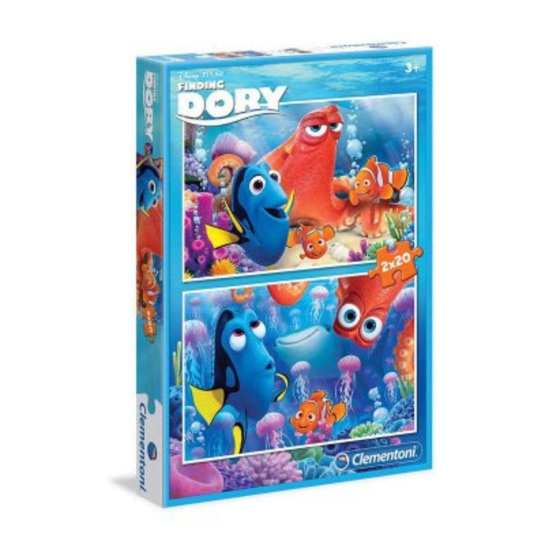 Clementoni - Puzzle Dory 2x20 pièces