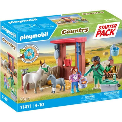 Playmobil 71471 - Vétérinaire avec animaux de la ferme