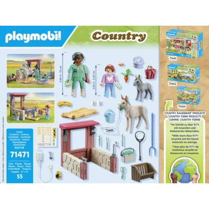 Playmobil 71471 - Vétérinaire avec animaux de la ferme