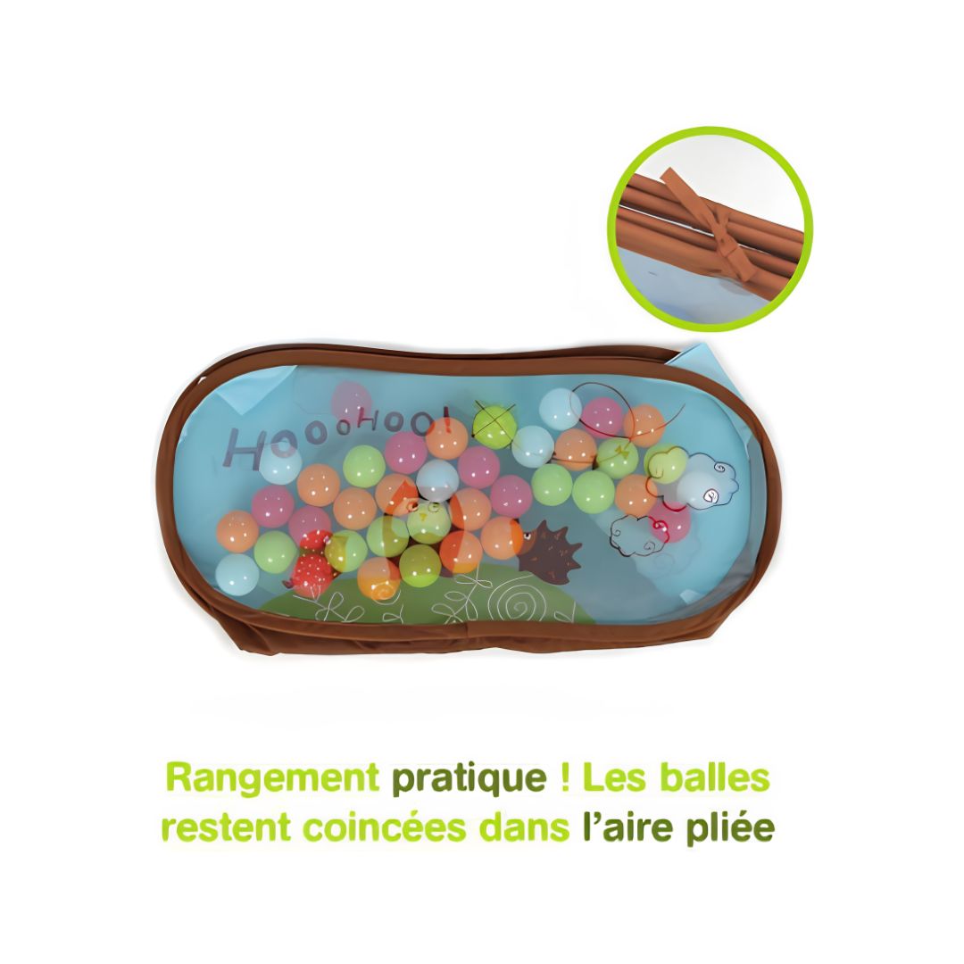 Ludi - Aire de Jeu Chouette Pop-up avec 45 balles offertes