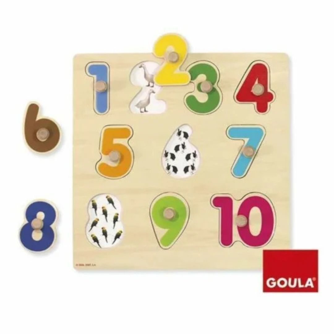 Goula - Puzzle Des Nombres - Bois