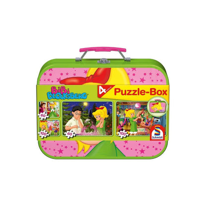 Schmidt - Puzzle Bibi Blocksberg - Coffret 4 puzzles
