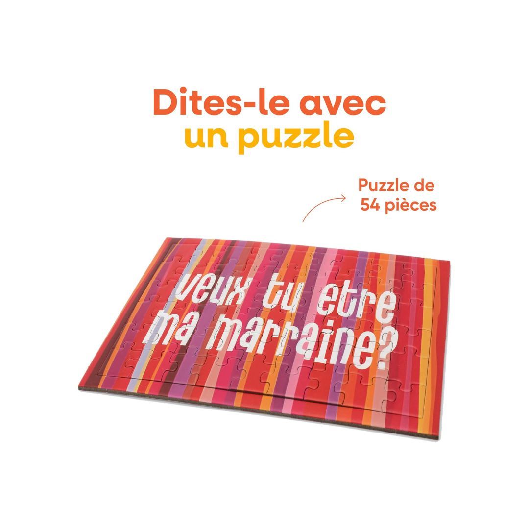 BWAT - Puzzle Message à Offrir dans Boîte Surprise (version française)