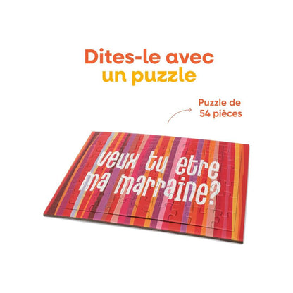 BWAT - Puzzle Message à Offrir dans Boîte Surprise (version française)
