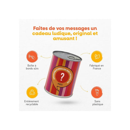 BWAT - Puzzle Message à Offrir dans Boîte Surprise (version française)
