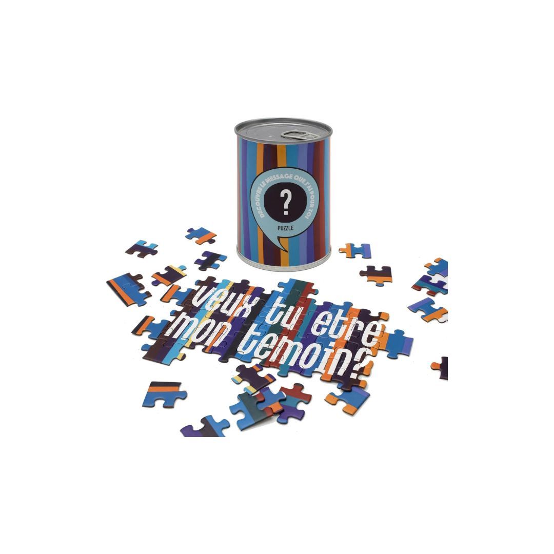 BWAT - Puzzle Message à Offrir dans Boîte Surprise (version française)