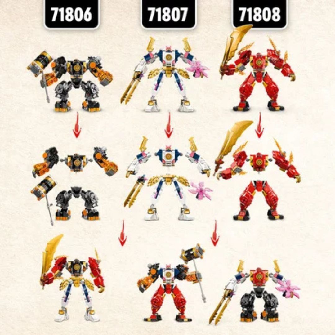 Lego 71806 - Ninjago Le Robot Élémentaire de la Terre de Cole