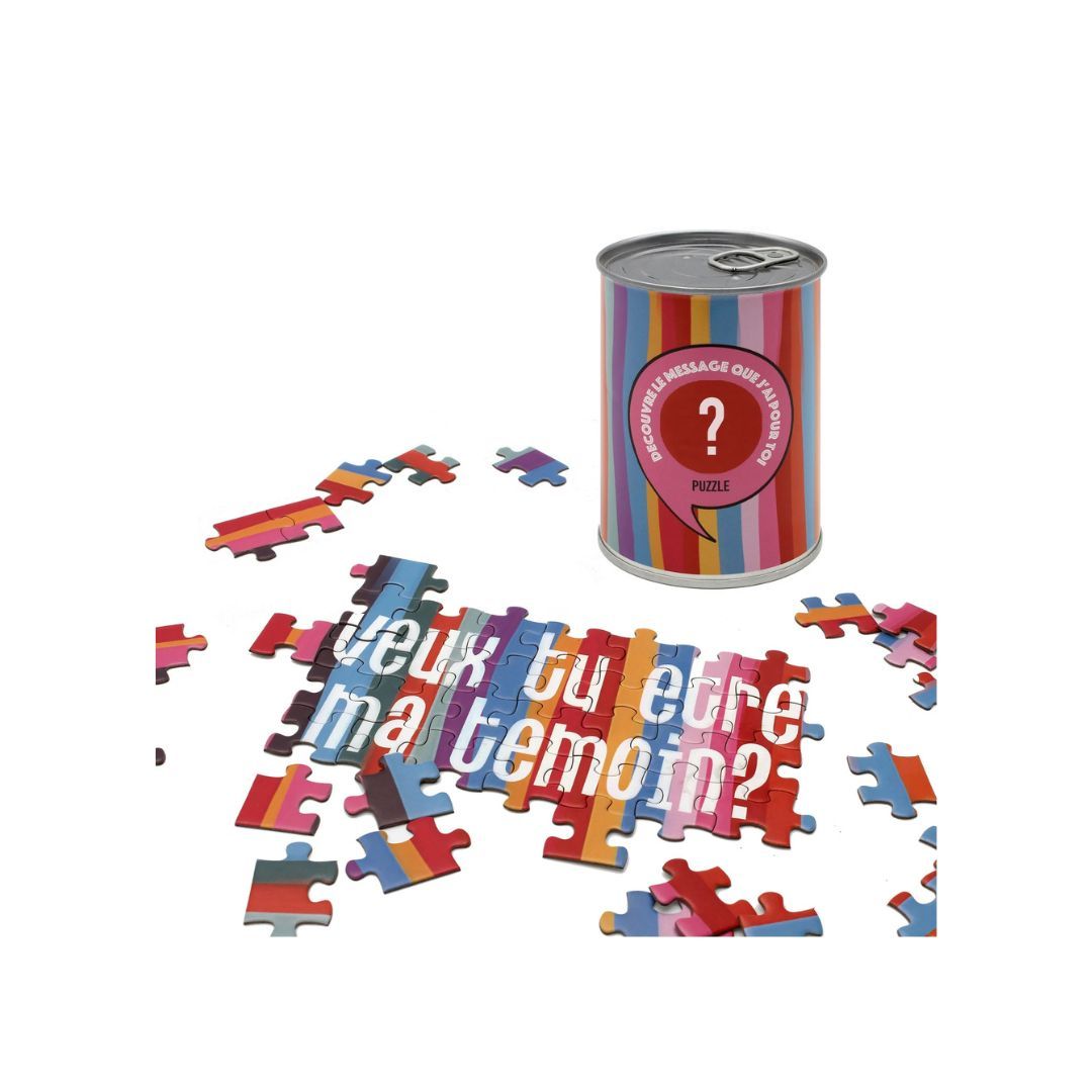 BWAT - Puzzle Message à Offrir dans Boîte Surprise (version française)