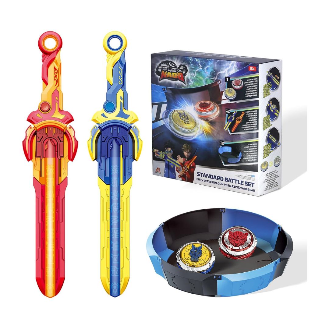 Infinity Nado - Battle Arena Set 2 toupies avec lanceurs