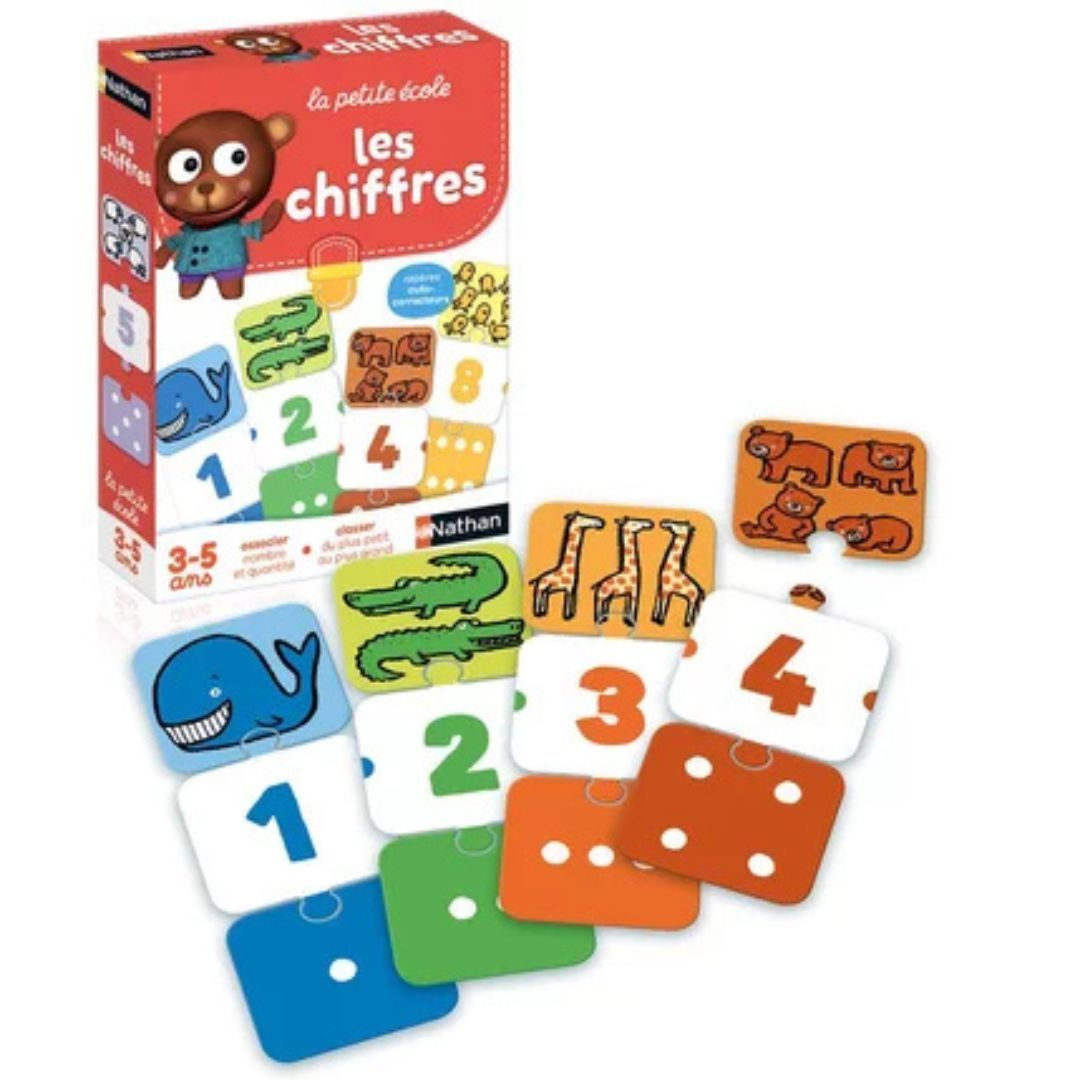 Nathan - Les Chiffres – Jeu d’association éducatif