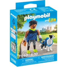 Playmobil 71740 - Homme sportif avec Border Collie