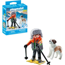 Playmobil 71741 - Garçon en raquettes avec son St Bernard