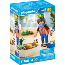 Playmobil 71748 - Garçon avec famille de tortues