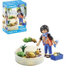 Playmobil 71748 - Garçon avec famille de tortues