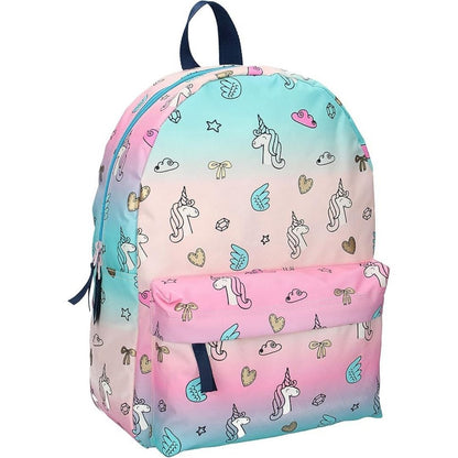 Prêt - Sac à dos Milky Kiss Rose/Bleu - 39 cm